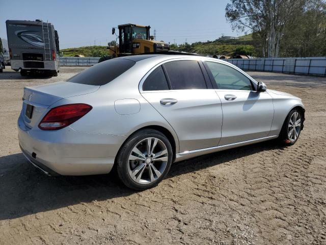 55SWF4JB3GU141932 - 2016 MERCEDES-BENZ C 300 SILVER photo 3