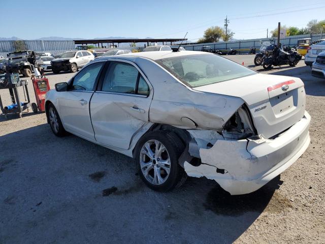 3FAHP0HA9CR397181 - 2012 FORD FUSION SE WHITE photo 2