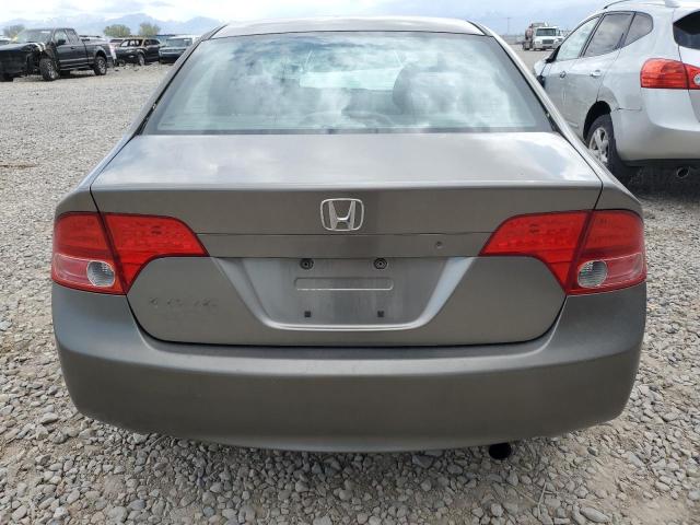 1HGFA16556L116707 - 2006 HONDA CIVIC LX SILVER photo 6