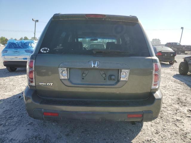 5FNYF28767B032252 - 2007 HONDA PILOT EXL GREEN photo 6