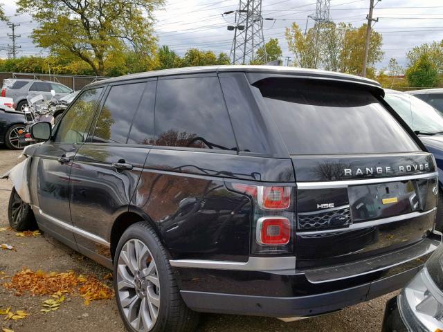 SALGS2SV8KA557614 - 2019 LAND ROVER RANGE ROVER HSE  photo 3