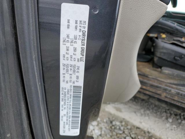 2A4RR8DG1BR734054 - 2011 CHRYSLER TOWN & COU TOURING L GRAY photo 13