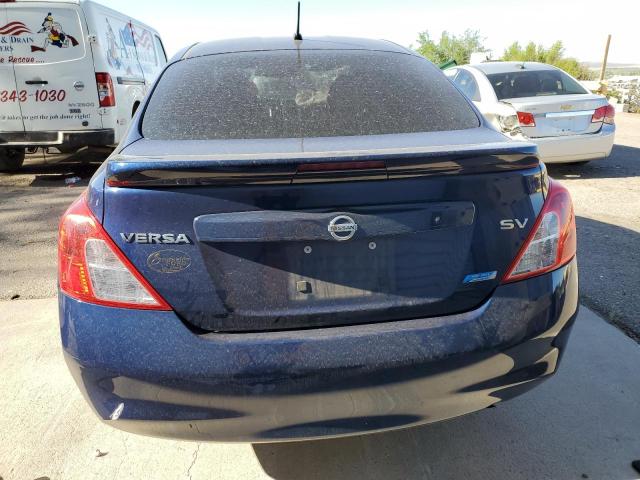 3N1CN7AP6EL870559 - 2014 NISSAN VERSA S BLUE photo 6