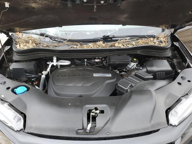 5FNYF8H57KB007726 - 2019 HONDA PASSPORT EXL BLACK photo 12