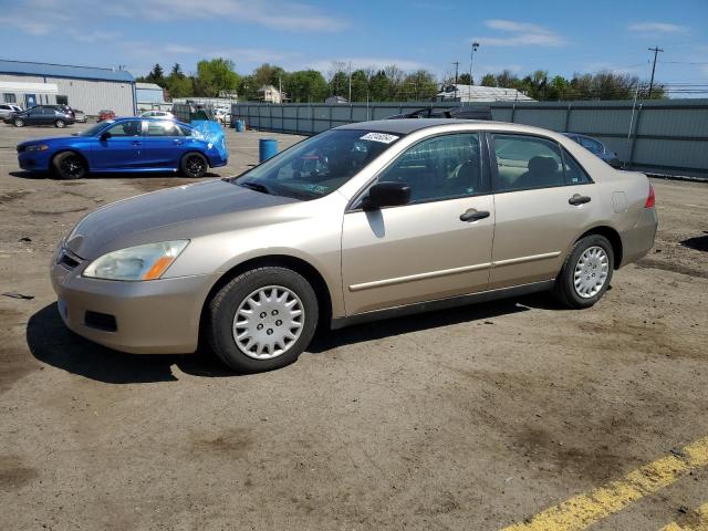 1HGCM56156A085887 - 2006 HONDA ACCORD VALUE TAN photo 1