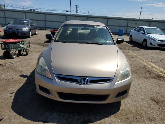 1HGCM56156A085887 - 2006 HONDA ACCORD VALUE TAN photo 5