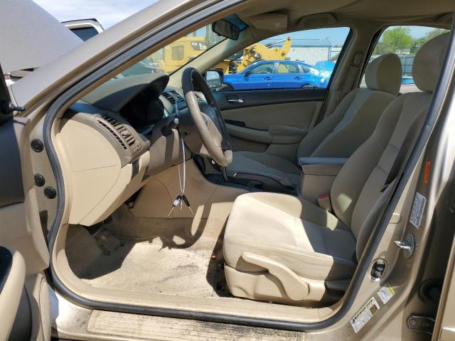 1HGCM56156A085887 - 2006 HONDA ACCORD VALUE TAN photo 7