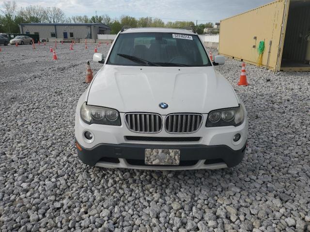 WBXPC93467WF05563 - 2007 BMW X3 3.0SI WHITE photo 5