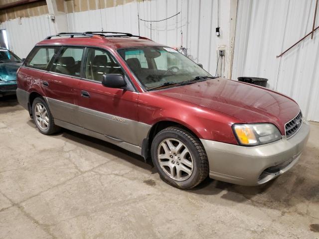 4S3BH675X37618959 - 2003 SUBARU LEGACY OUTBACK AWP 栗色 照片 4