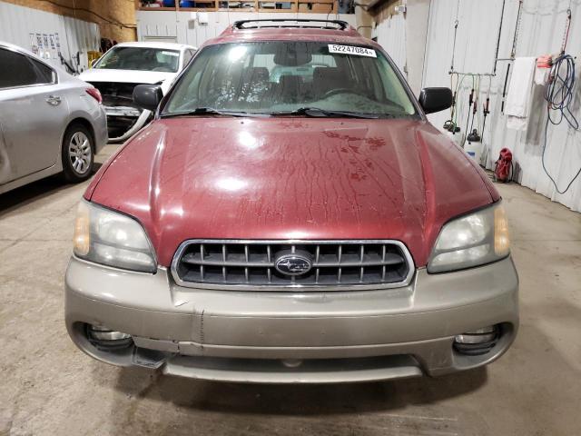 4S3BH675X37618959 - 2003 SUBARU LEGACY OUTBACK AWP 栗色 照片 5