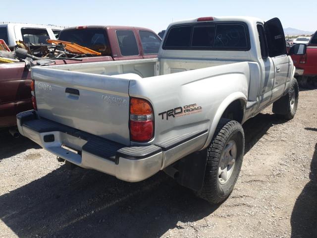5TESN92N02Z016922 - 2002 TOYOTA TACOMA XTRACAB PRERUNNER ვერცხლისფერი ფოტო 3