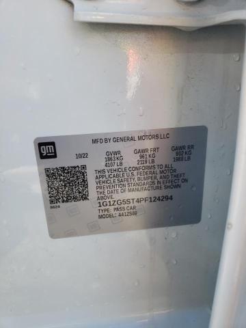 1G1ZG5ST4PF124294 - 2023 CHEVROLET MALIBU RS أبيض صورة 13