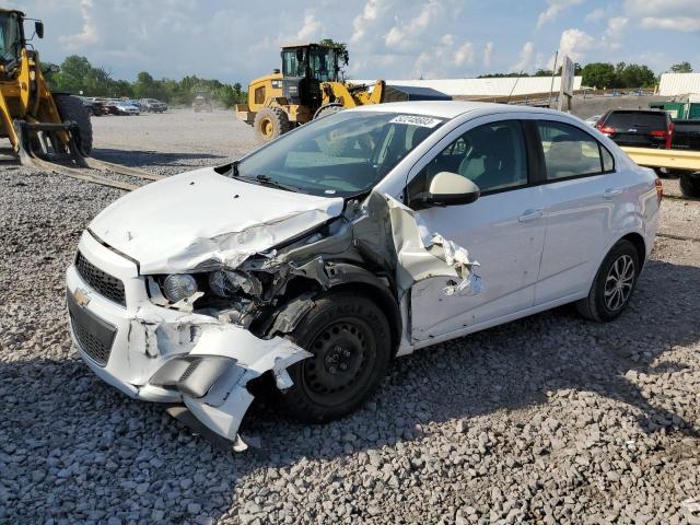 1G1JA5SH3F4212189 - 2015 CHEVROLET SONIC LS WHITE photo 1