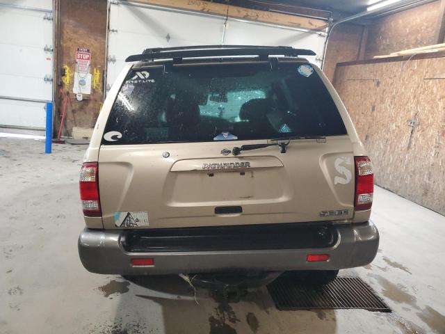 JN8DR09Y61W614022 - 2001 NISSAN PATHFINDER LE ბეჟი ფოტო 6