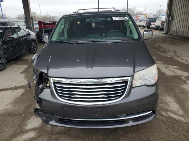 2C4RC1CG5ER424672 - 2014 CHRYSLER TOWN & COU TOURING L GRAY photo 5