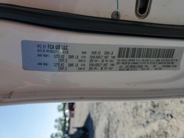 1C4PJMBX9KD139200 - 2019 JEEP CHEROKEE TRAILHAWK WHITE photo 13