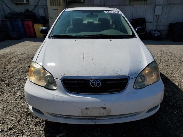 1NXBR32E96Z744895 - 2006 TOYOTA COROLLA CE WHITE photo 5