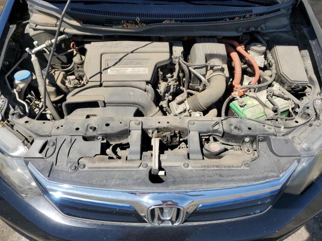 JHMFB4F21CS006627 - 2012 HONDA CIVIC HYBRID BLACK photo 11