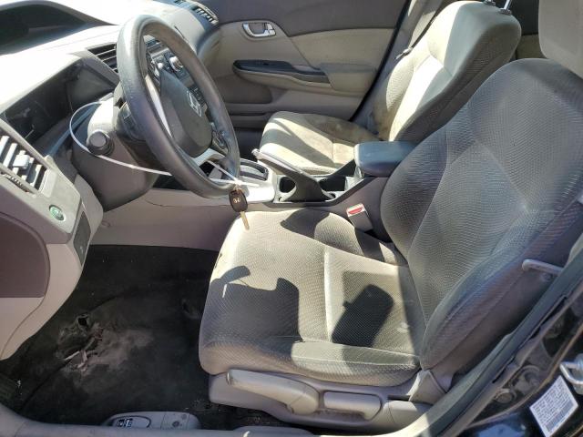 JHMFB4F21CS006627 - 2012 HONDA CIVIC HYBRID BLACK photo 7