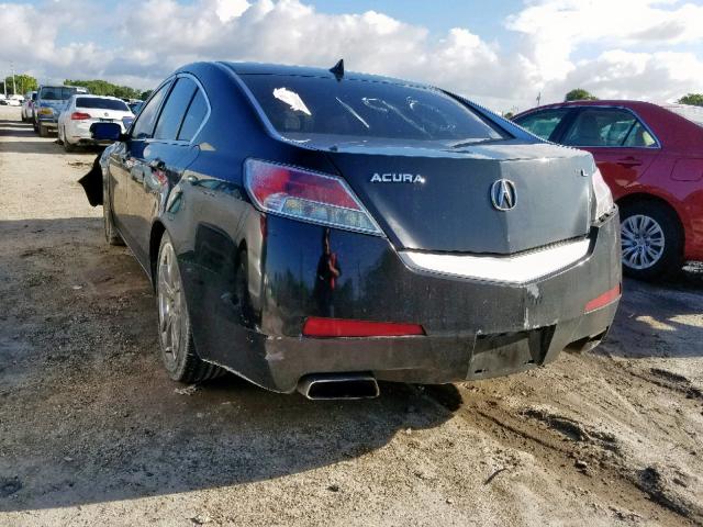 19UUA86259A024258 - 2009 ACURA TL BLACK photo 3