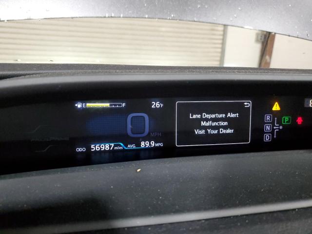 JTDKARFP8J3097933 - 2018 TOYOTA PRIUS PRIM 灰色 照片 9