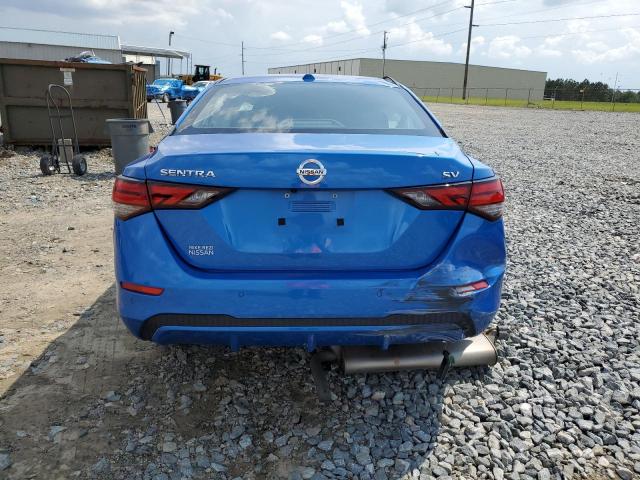 3N1AB8CV1MY313139 - 2021 NISSAN SENTRA SV BLUE photo 6