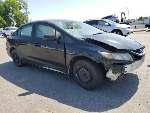 19XFB2F57FE277408 - 2015 HONDA CIVIC LX BLACK photo 4