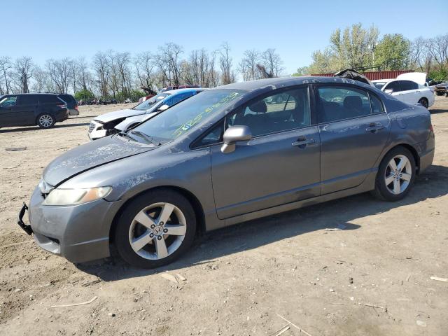 2HGFA16699H530194 - 2009 HONDA CIVIC LX-S ნაცრისფერი ფოტო 1