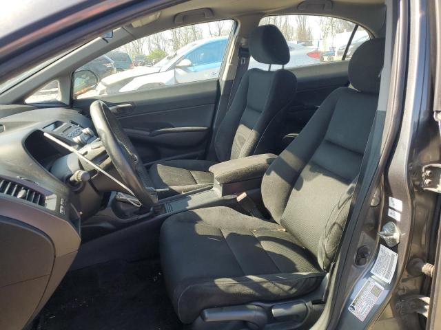 2HGFA16699H530194 - 2009 HONDA CIVIC LX-S ნაცრისფერი ფოტო 7