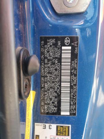 JTKJF5C75GJ022534 - 2016 TOYOTA SCION TC 蓝色 照片 12