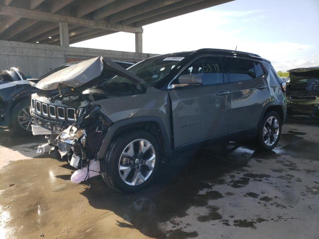 3C4NJCCB3MT508571 - 2021 JEEP COMPASS LIMITED GRAY photo 1