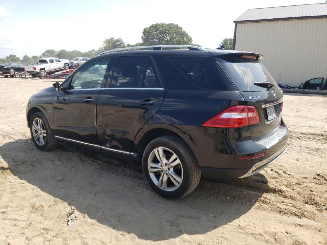 4JGDA5HB2CA081787 - 2012 MERCEDES-BENZ ML 350 4MATIC BLACK photo 2