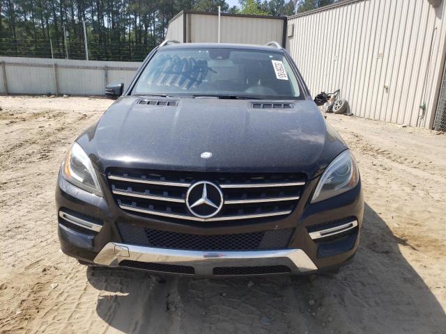 4JGDA5HB2CA081787 - 2012 MERCEDES-BENZ ML 350 4MATIC BLACK photo 5