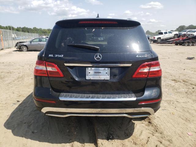 4JGDA5HB2CA081787 - 2012 MERCEDES-BENZ ML 350 4MATIC BLACK photo 6