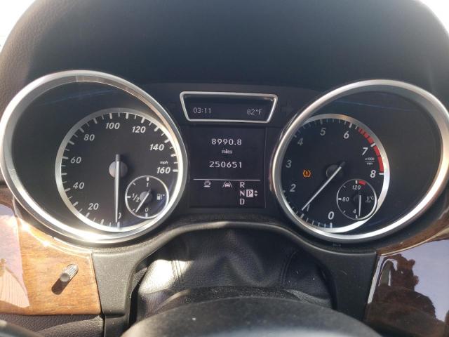 4JGDA5HB2CA081787 - 2012 MERCEDES-BENZ ML 350 4MATIC BLACK photo 9