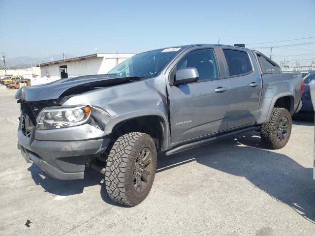 1GCGTEEN6J1196917 - 2018 CHEVROLET COLORADO ZR2 GRAY photo 1