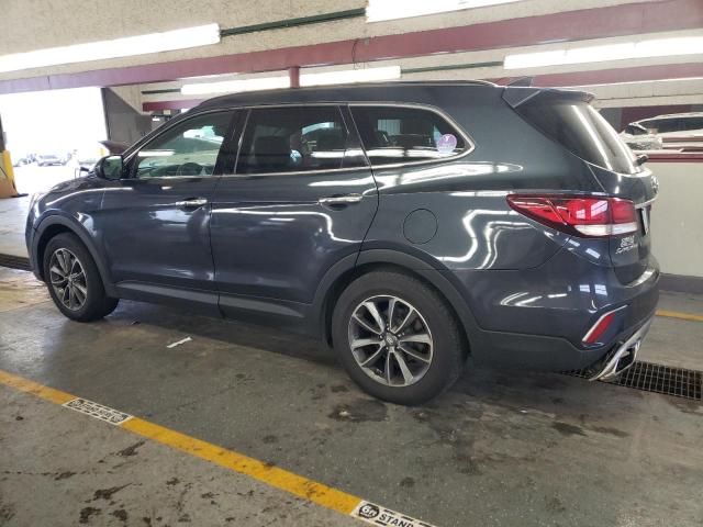 KM8SM4HF6HU170828 - 2017 HYUNDAI SANTA FE SE BLUE photo 2