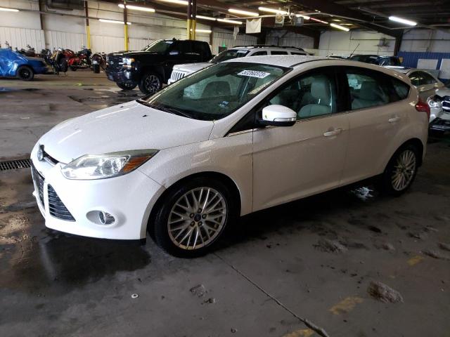 1FAHP3M24CL452392 - 2012 FORD FOCUS SEL WHITE photo 1