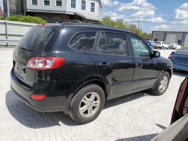 5XYZGDAB4CG157877 - 2012 HYUNDAI SANTA FE GLS BLACK photo 3