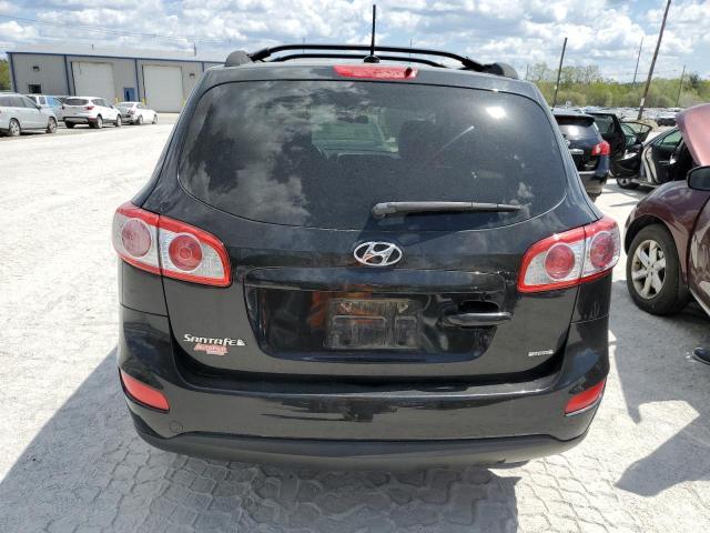 5XYZGDAB4CG157877 - 2012 HYUNDAI SANTA FE GLS BLACK photo 6