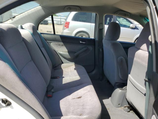 2HGES16562H604354 - 2002 HONDA CIVIC LX WHITE photo 10