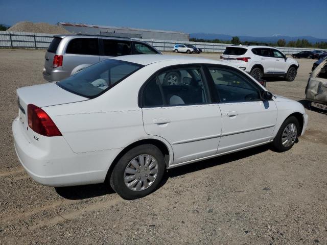 2HGES16562H604354 - 2002 HONDA CIVIC LX WHITE photo 3