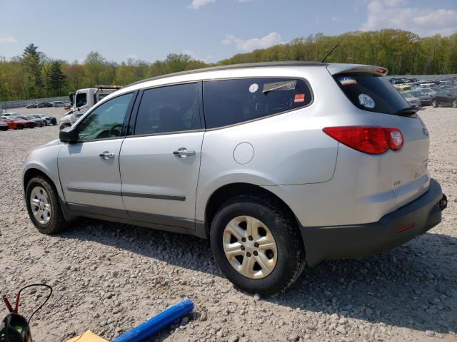 1GNKVEED5BJ334824 - 2011 CHEVROLET TRAVERSE LS SILVER photo 2