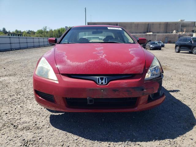 1HGCM72645A010741 - 2005 HONDA ACCORD EX RED photo 5