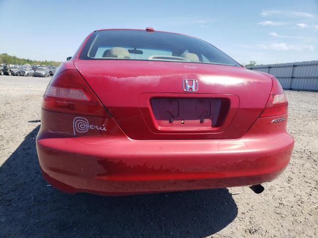 1HGCM72645A010741 - 2005 HONDA ACCORD EX RED photo 6