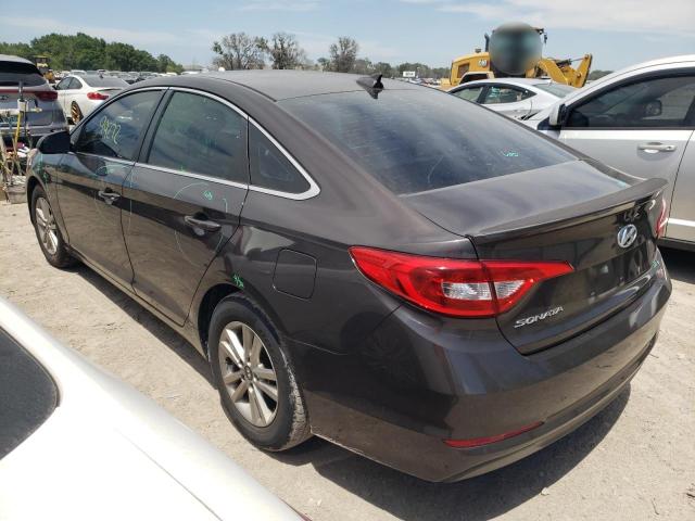 5NPE24AF6HH448798 - 2017 HYUNDAI SONATA SE BROWN photo 2