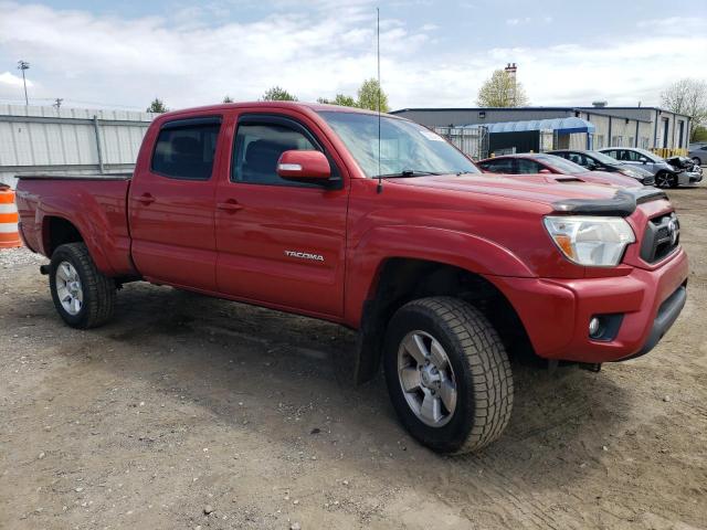 3TMMU4FN5EM068539 - 2014 TOYOTA TACOMA DOUBLE CAB LONG BED RED photo 4