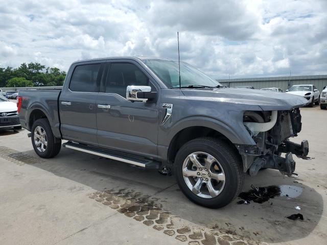 1FTFW1E57NKD94966 - 2022 FORD F150 SUPERCREW GRAY photo 4