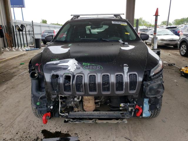 1C4PJMBS7GW289600 - 2016 JEEP CHEROKEE TRAILHAWK GRAY photo 5