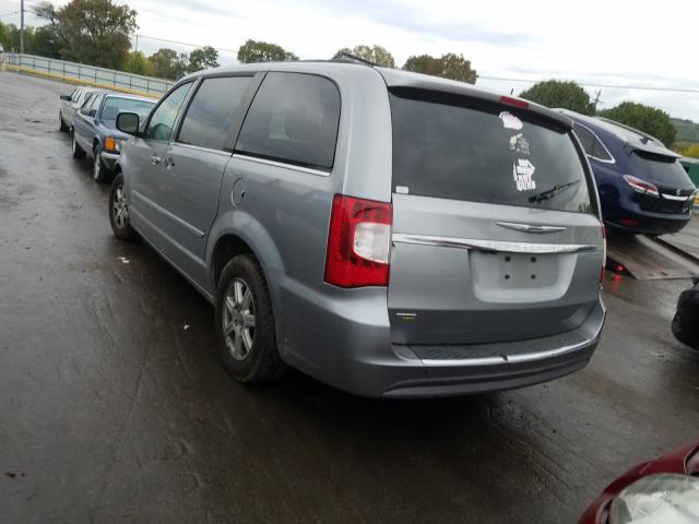 2C4RC1BG3DR656445 - 2013 CHRYSLER TOWN & COU TOURING ნაცრისფერი ფოტო 3